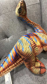 JURASSIC QUEST Apatosaurus Plush Dinosaur Brown 20” - Image 3