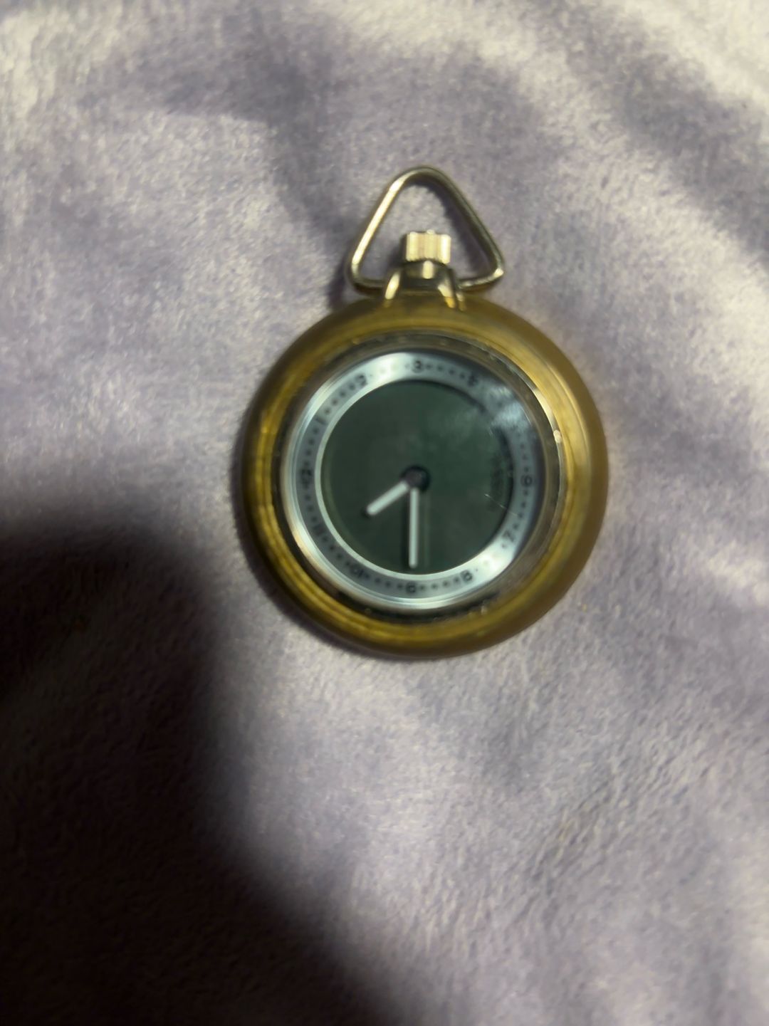B & O Railroad Vintage Brass Pocket Watch