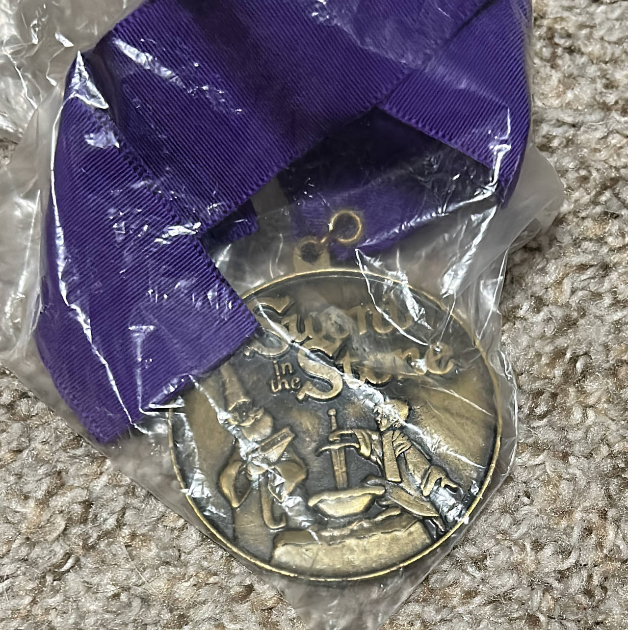 Disney Sword in the Stone Commemorative Medal