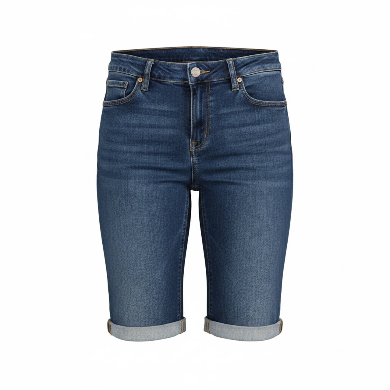 New York & Company Soho Dark Wash Denim Bermuda Shorts
