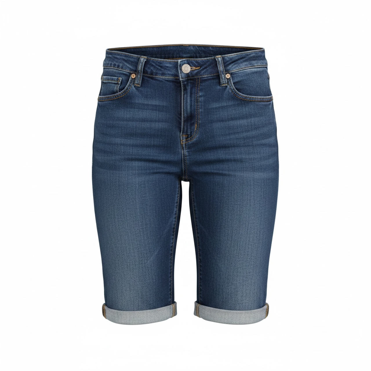 New York & Company Soho Dark Wash Denim Bermuda Shorts