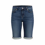 New York & Company Soho Dark Wash Denim Bermuda Shorts - Image 1