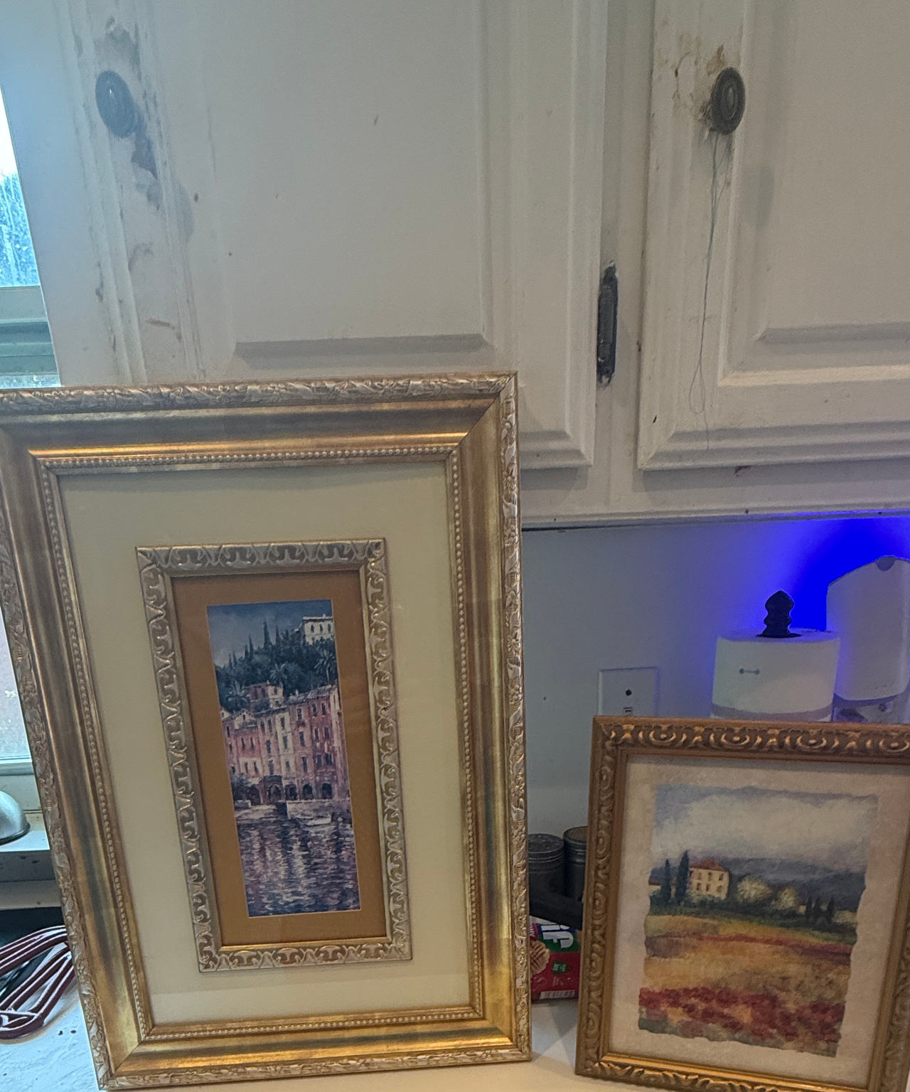 Vintage Style Framed Landscape Art Prints