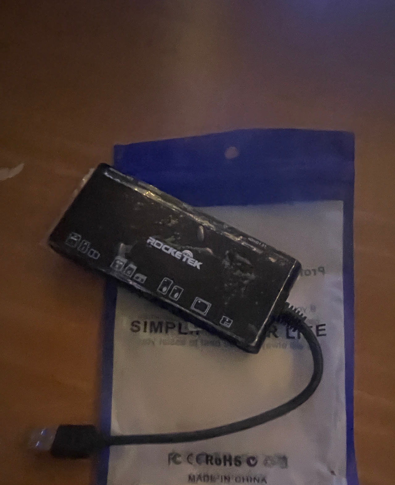Rocketek USB 3.0 Multi-in-1 Memory Card Reader
