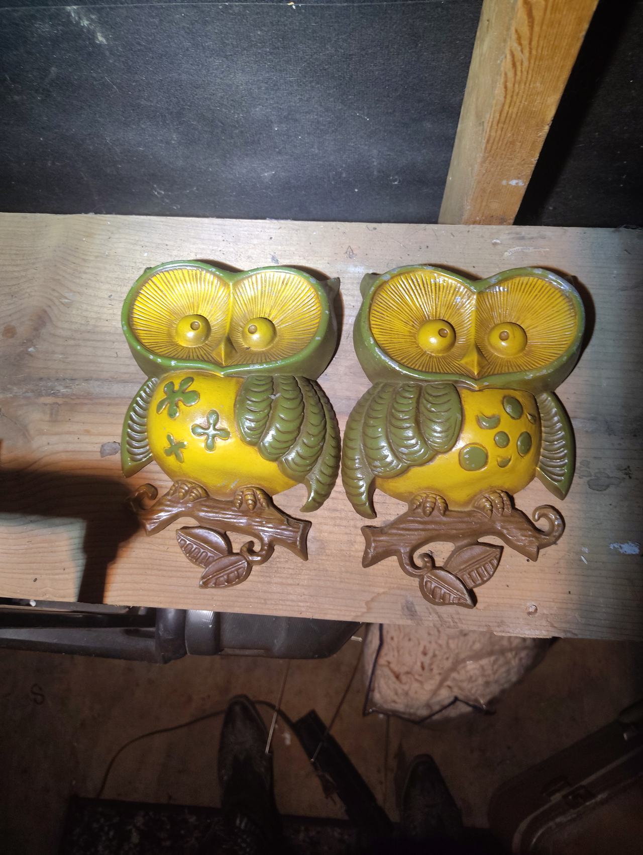 Burwood Products Vintage Owl Wall Plaques