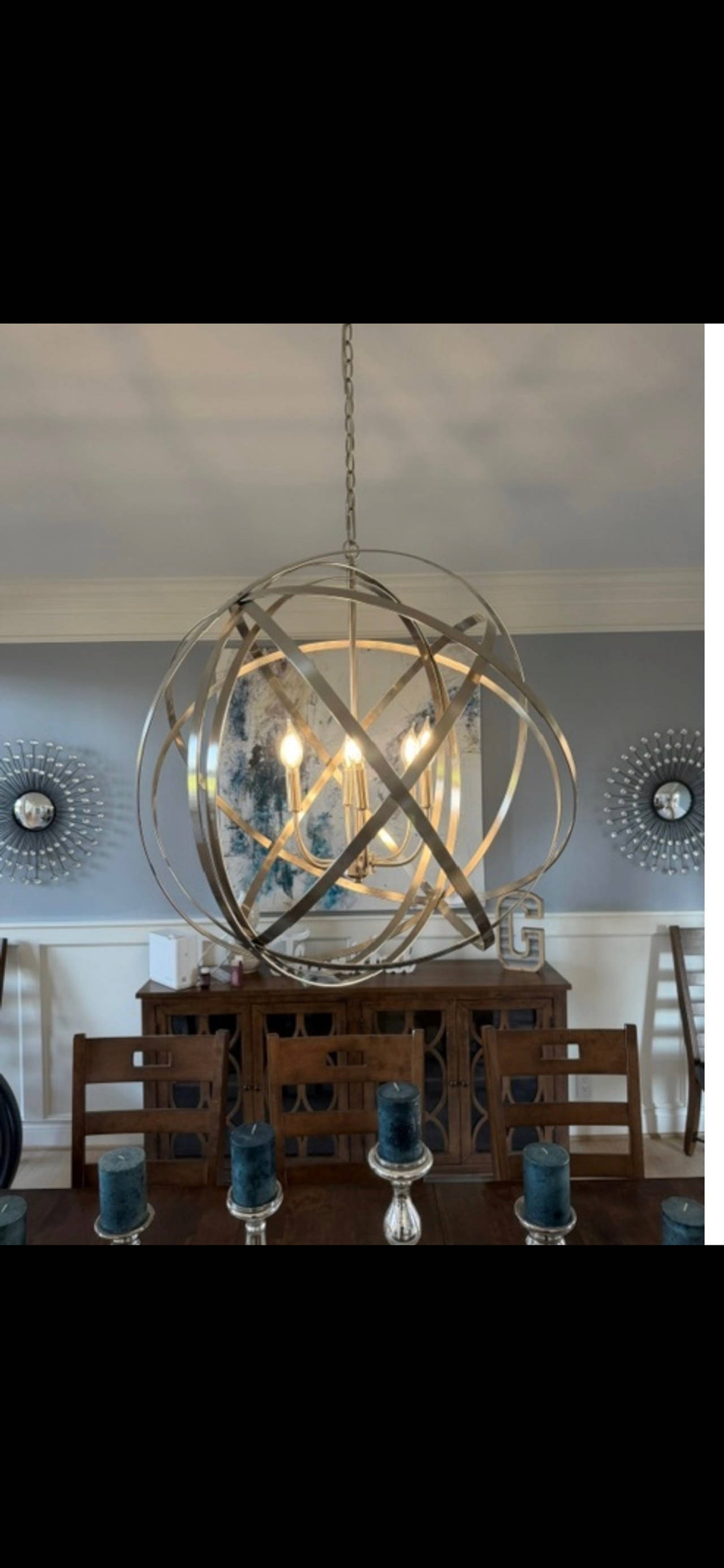 Progress Lighting Equinox 6-Light Orb Chandelier