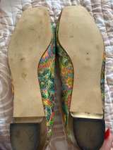 Oomphies Vintage Metallic Brocade Ballet Flats - Image 3