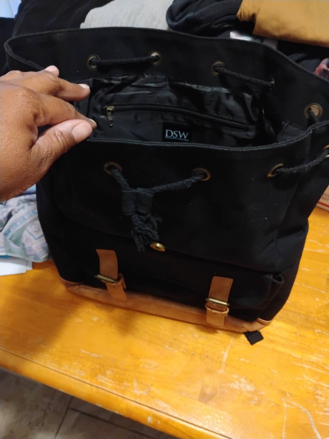 DSW Canvas Rucksack Backpack