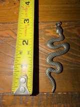 Vintage Style Wavy Snake Pendant Charm - Image 4
