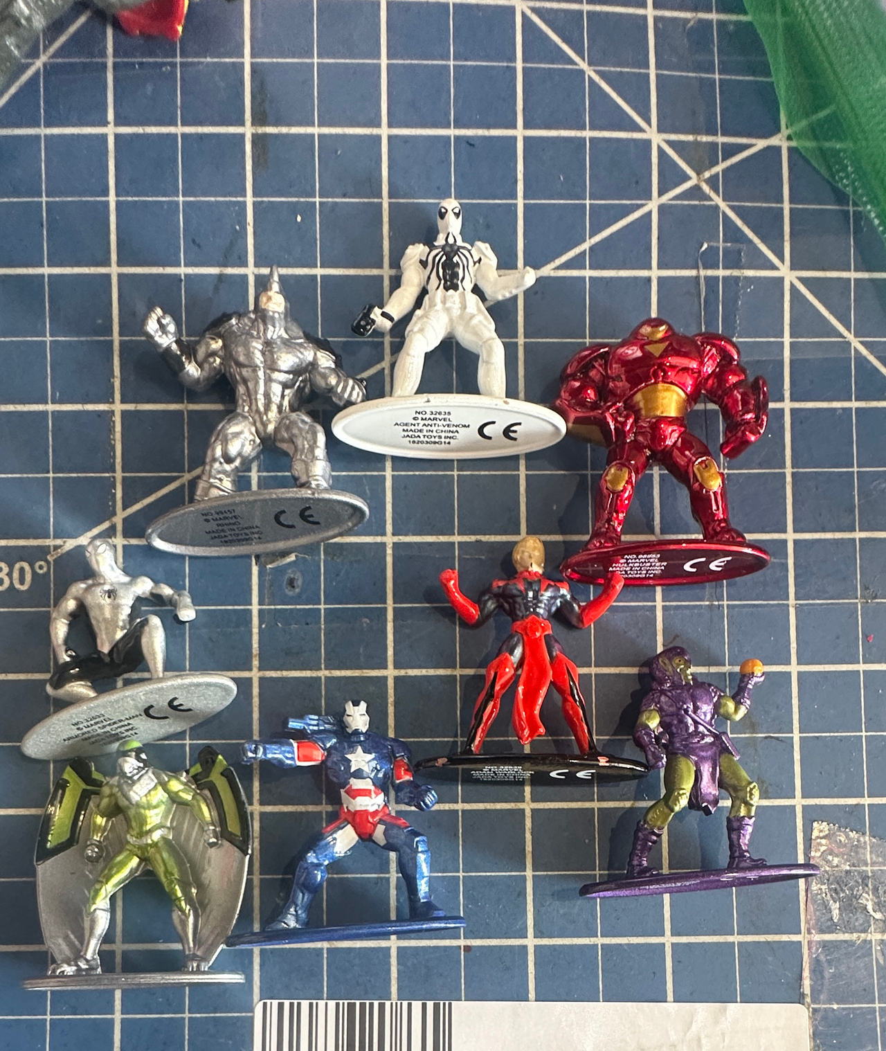 Jada Toys Marvel Nano Metalfigs Die-Cast Figures 123