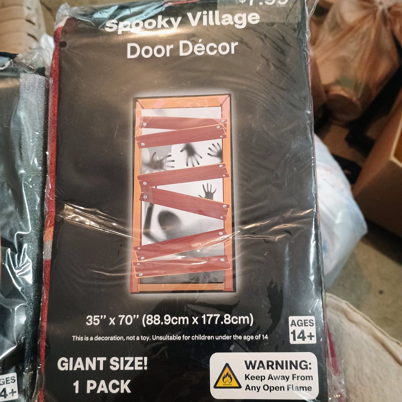 Spooky Village Zombie Door Decor