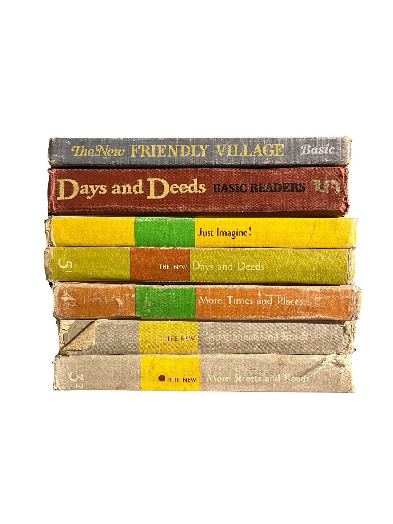 Vintage Scott Foresman Basic Readers Stack