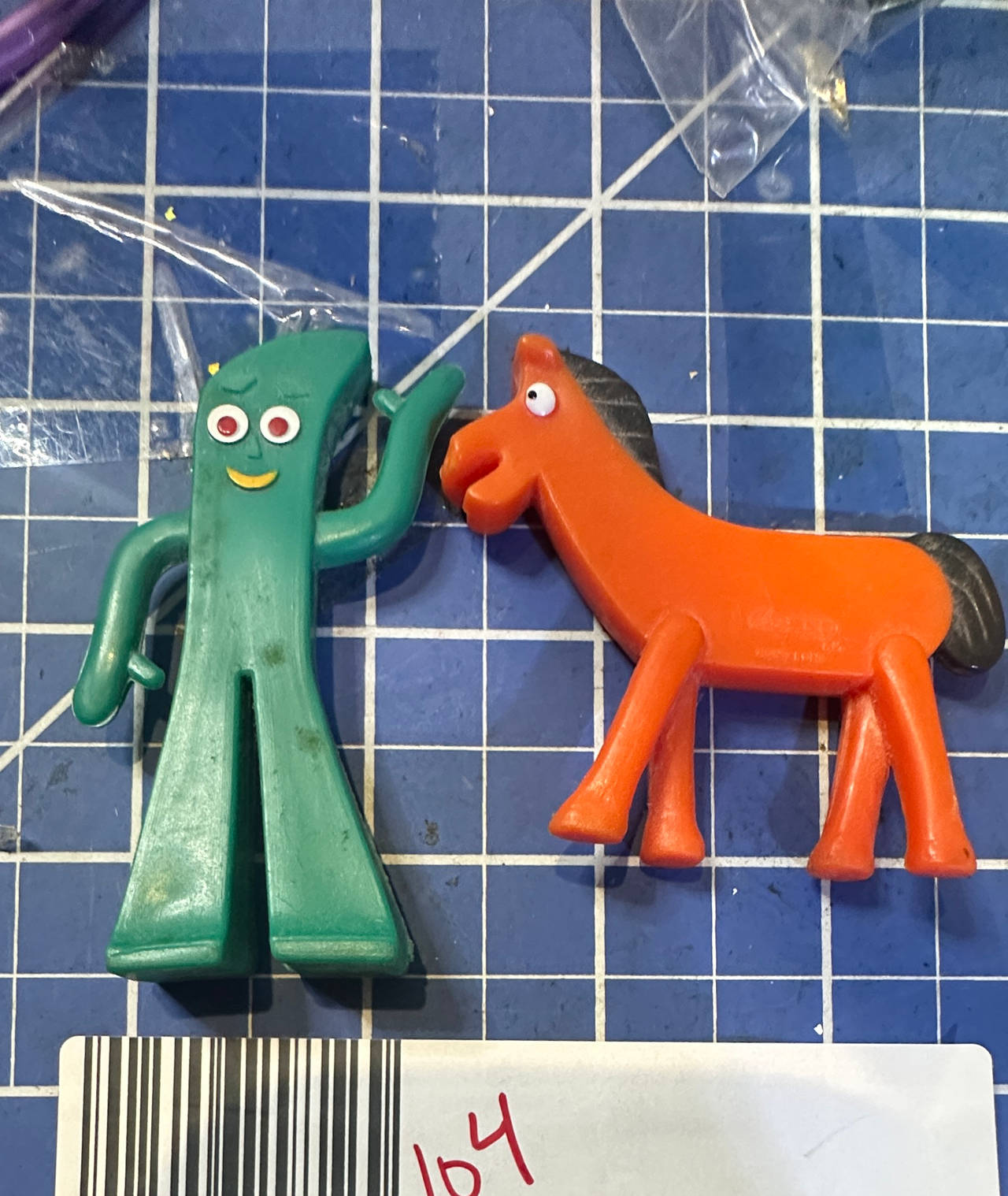 Gumby and Pokey vtg Bendable Figures. 104