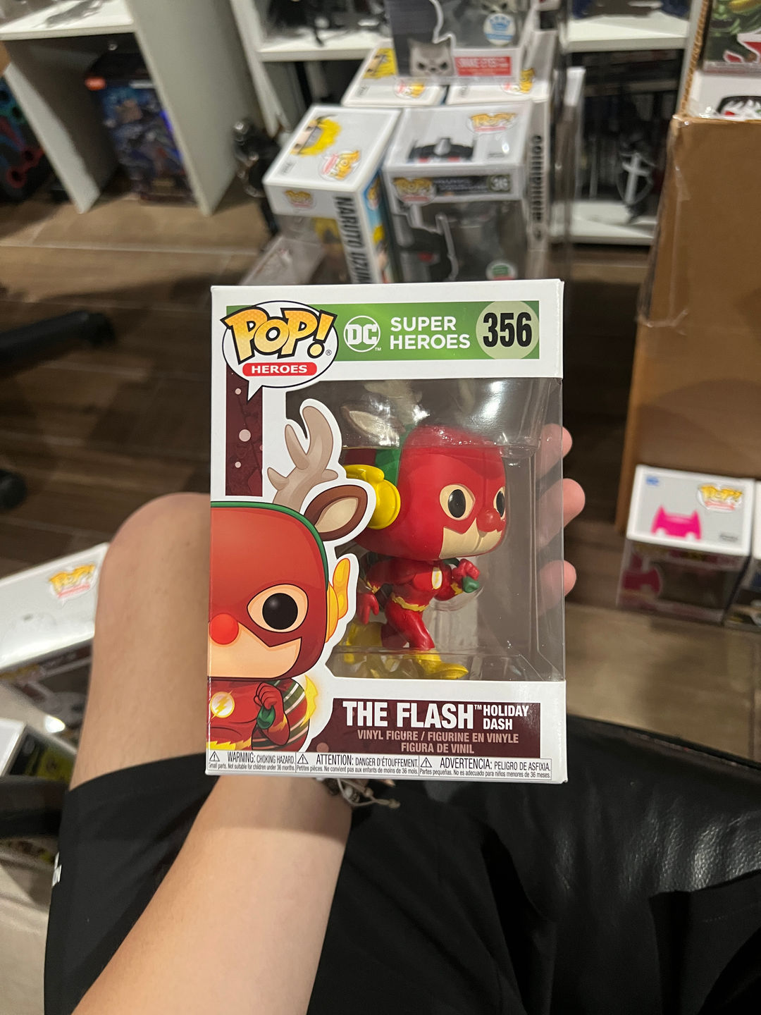 Funko Pop! DC Super Heroes #356 The Flash (Holiday Dash)
