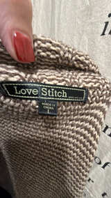 Love Stitch Western Open Front Cardigan Sweater - Image 2