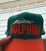 Vintage The Game Miami Dolphins Logo 7 Snapback Hat - Image 1