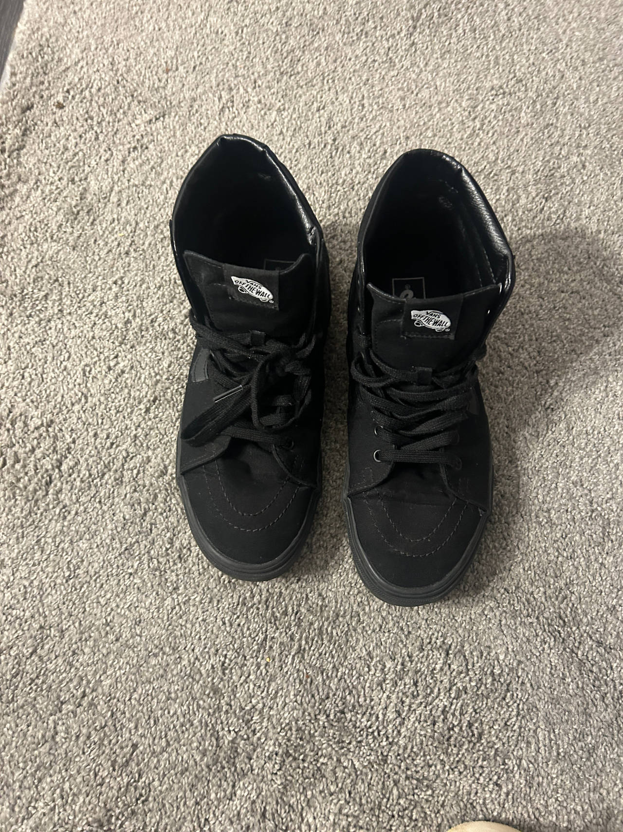 Vans Sk8-Hi Black/Black 9.5 M