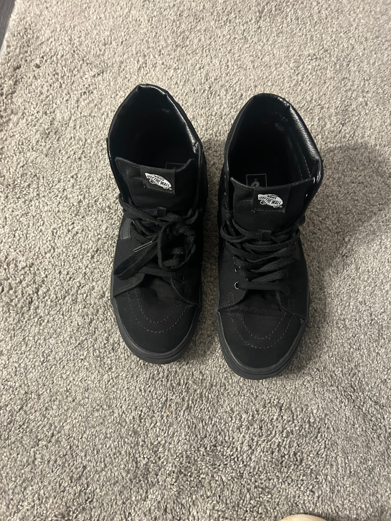 Vans Sk8-Hi Black/Black 9.5 M