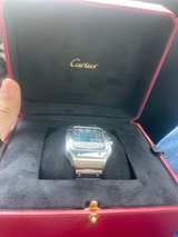 Cartier de Santos blue alligator  - Image 2