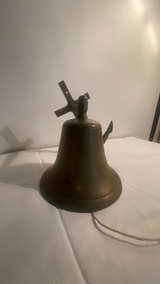 Brass Ship's Bell with Anchor Mount - Image 3