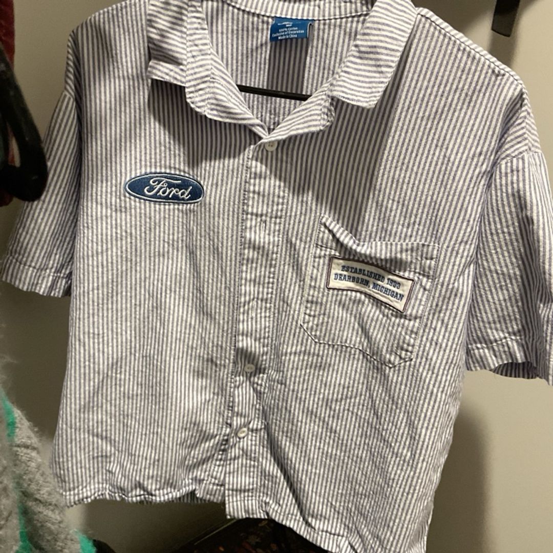 Ford Work Camp Mechanic Shirt Short Sleeve