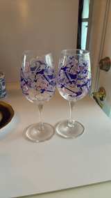 Lilly Pulitzer Nautical Anchor Wine Glasses - Image 5