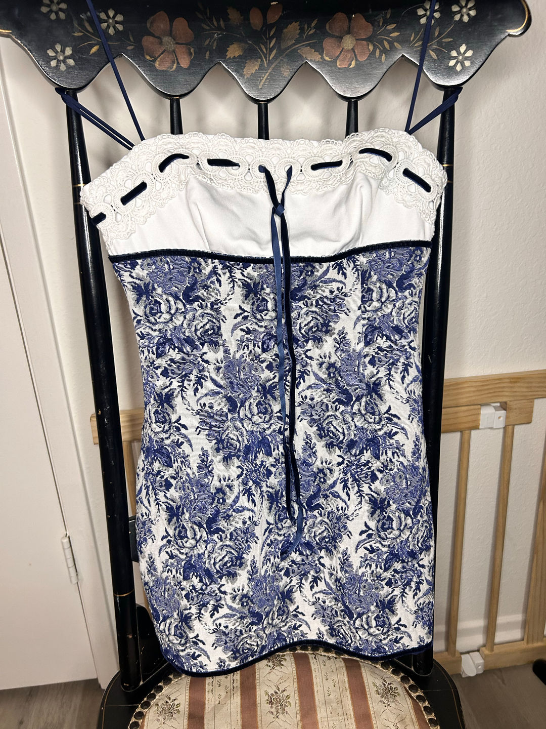 Floral Print Corset dress