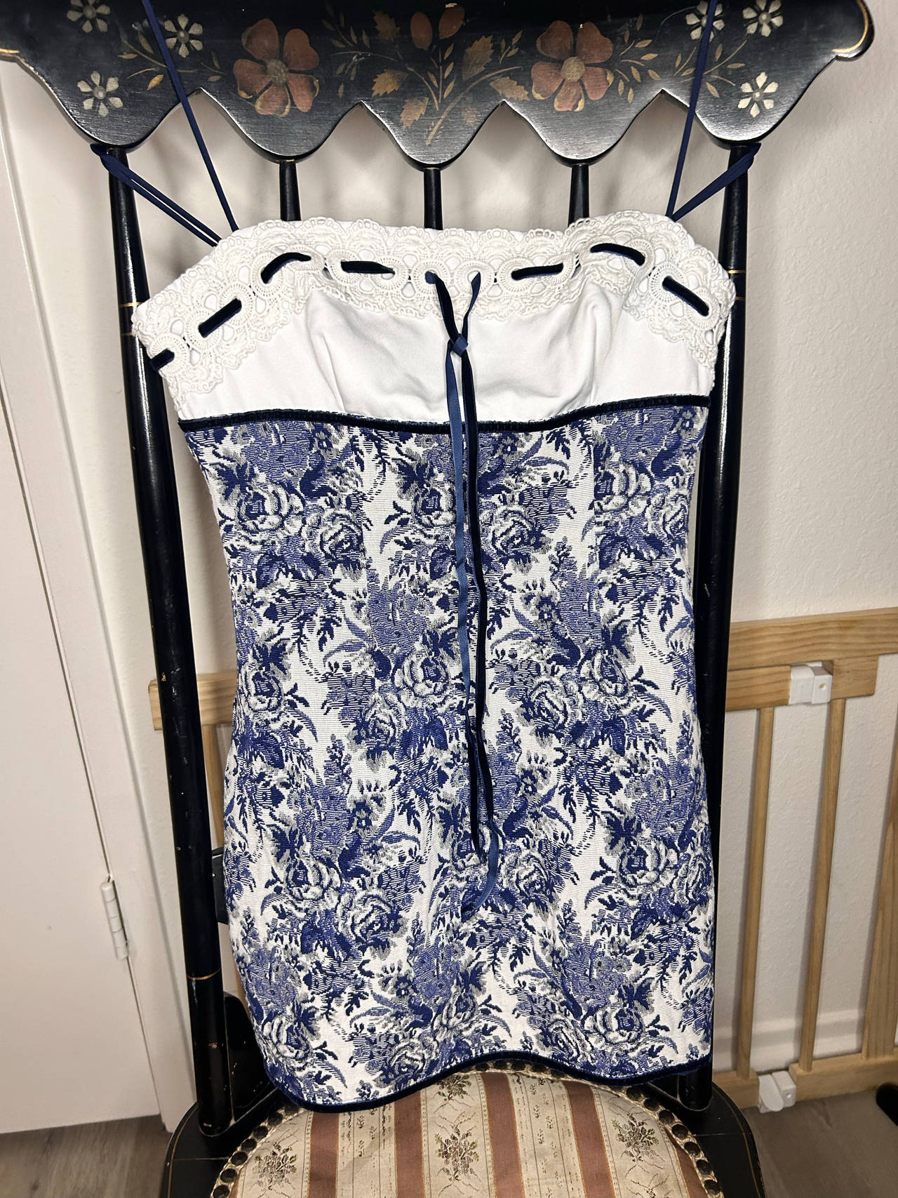 Floral Print Corset dress