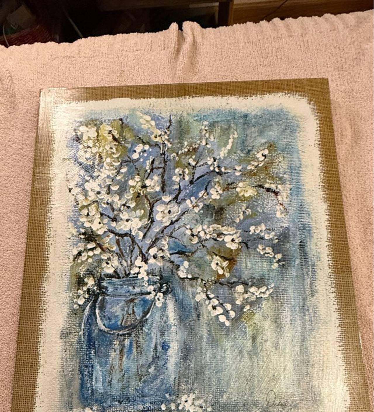 Dale Original Impressionist Floral Painting
