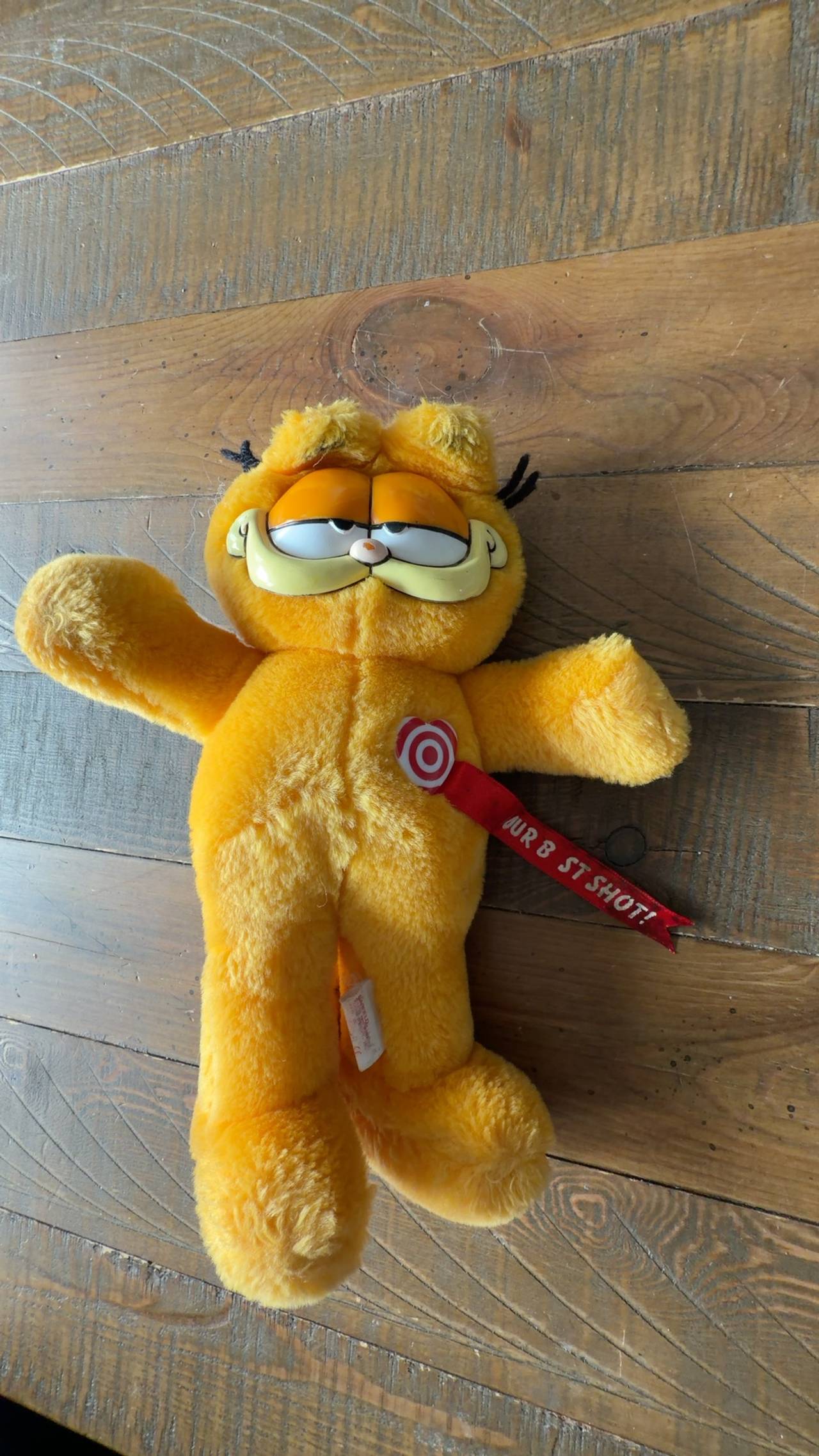 Garfield Vintage Plush Toy 7” Orange Our Best Shot Target Doll 