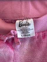 Barbie Girls Pink Plush Fleece Sweatshirt and Jogger Pants 2-Piece Set - Image 3