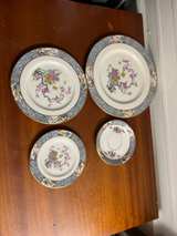 Lenox Ming Birds Black Backstamp Dinner Plate Set of 4 Mede in USA - Image 1
