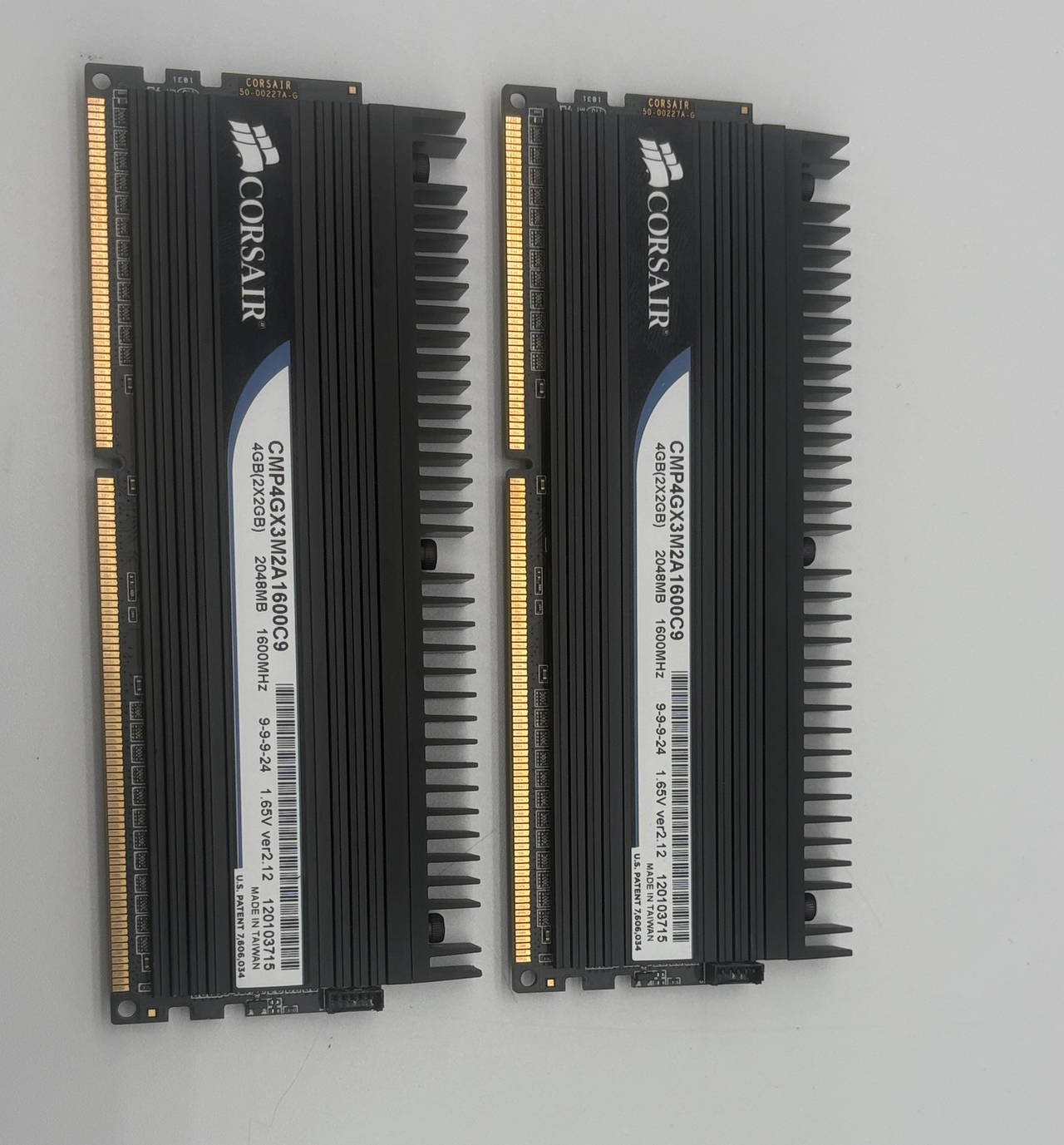 Corsair Dominator 4GB (2x2GB) DDR3 1600MHz Desktop Memory Kit