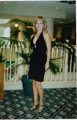 Cache Black Halter Neck Dress with Silver Ring Detail - Image 3