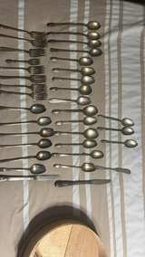 International Silver Wild Rose Flatware Set - Image 1