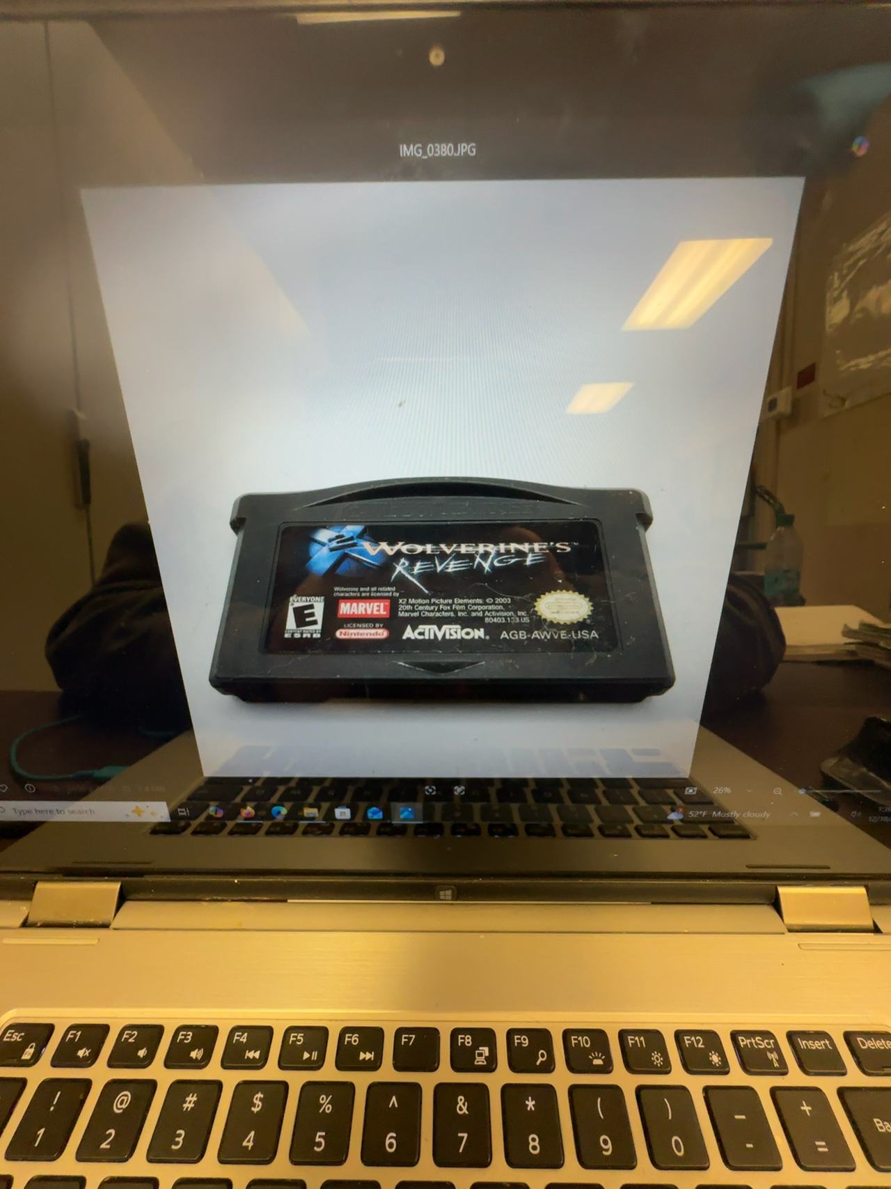 Nintendo Game Boy Advance X2: Wolverine's Revenge Cartridge