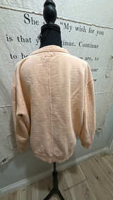 Rag & Bone Pink Graphic One Love Sweatshirt - Image 3