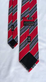 J.Z. Richards for Nordstrom Red Striped Silk Tie - Image 1