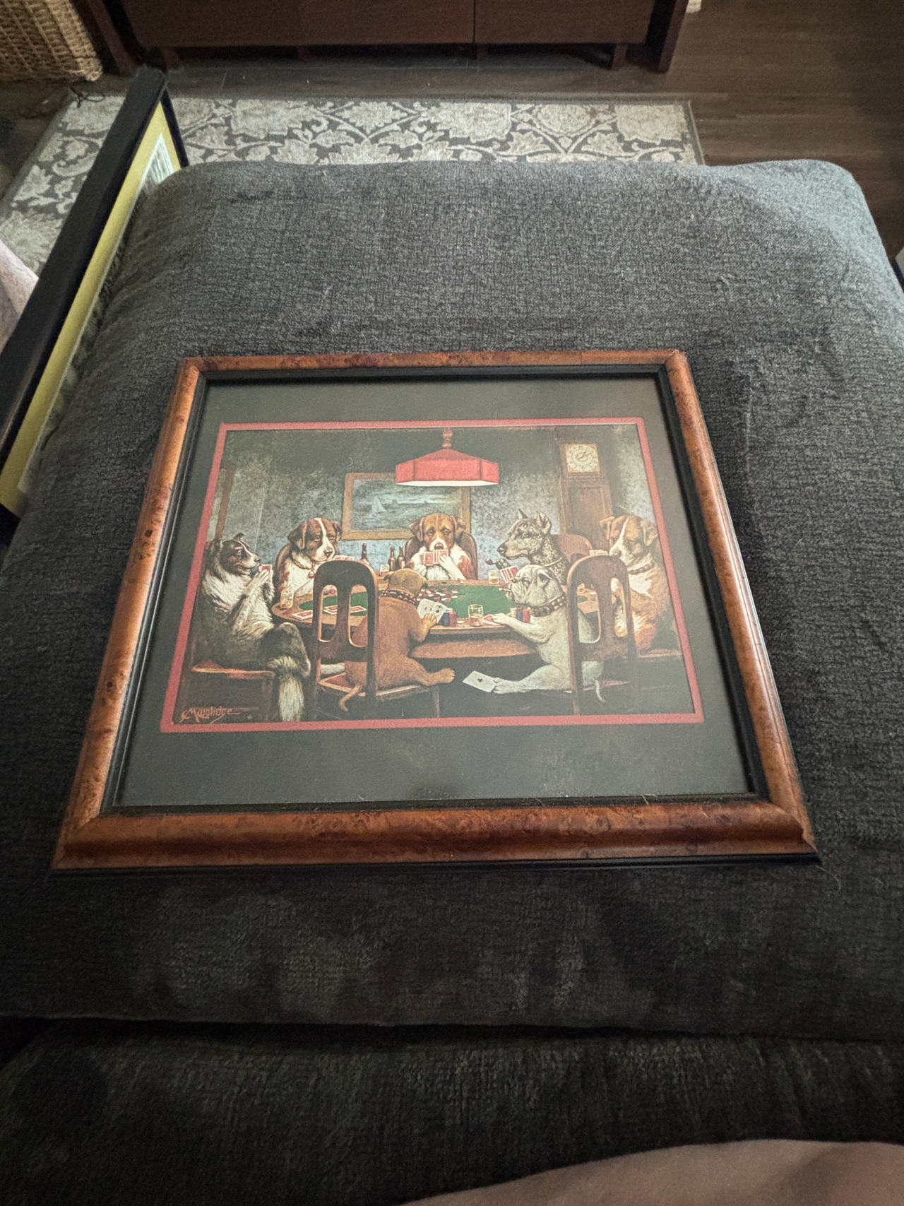 Dogs Playing Poker Print