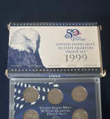 1999 United States Mint 50 State Quarters Proof Set - Image 1