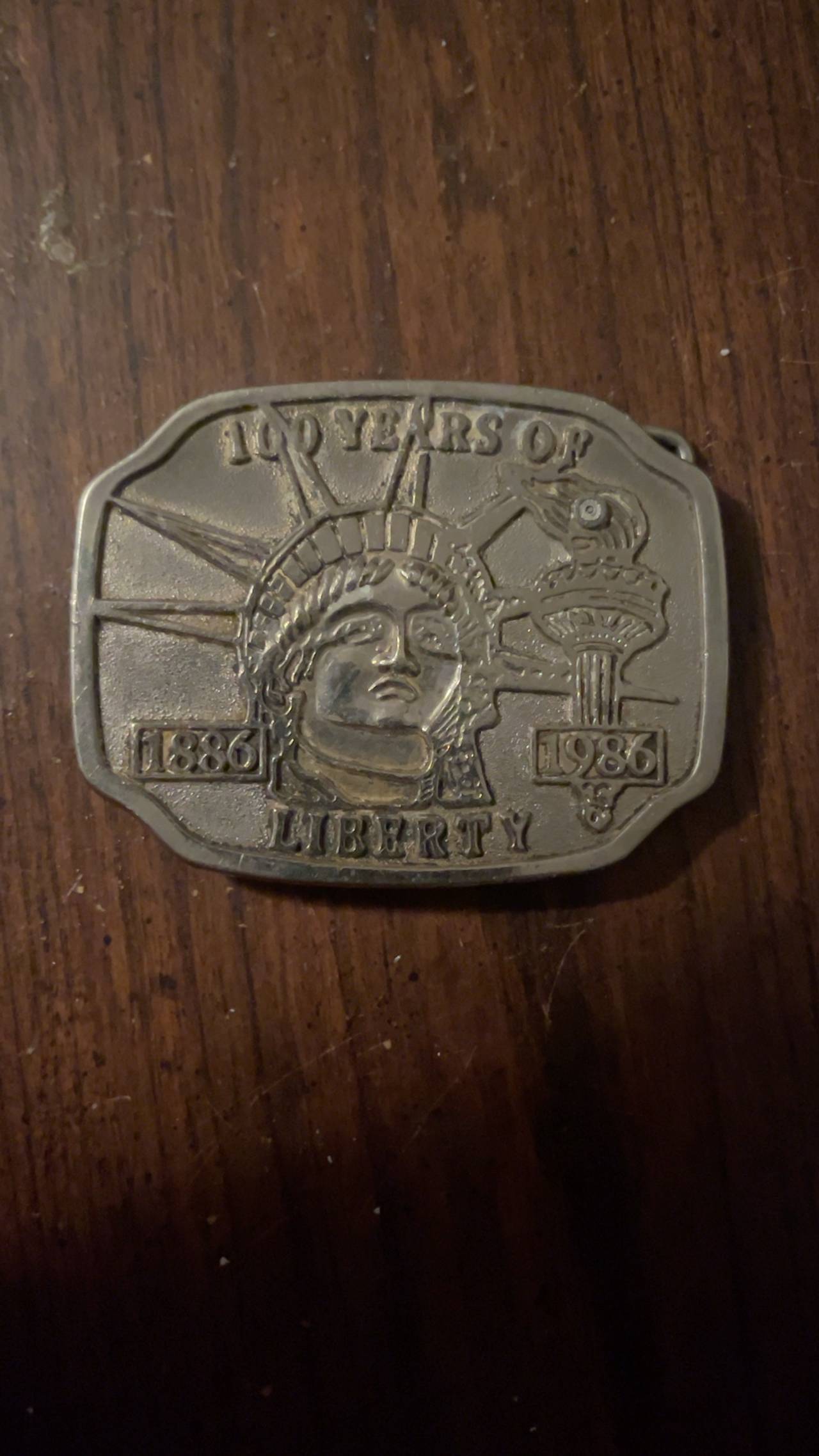 Statue of Liberty 100-Year Centennial Belt Buckle