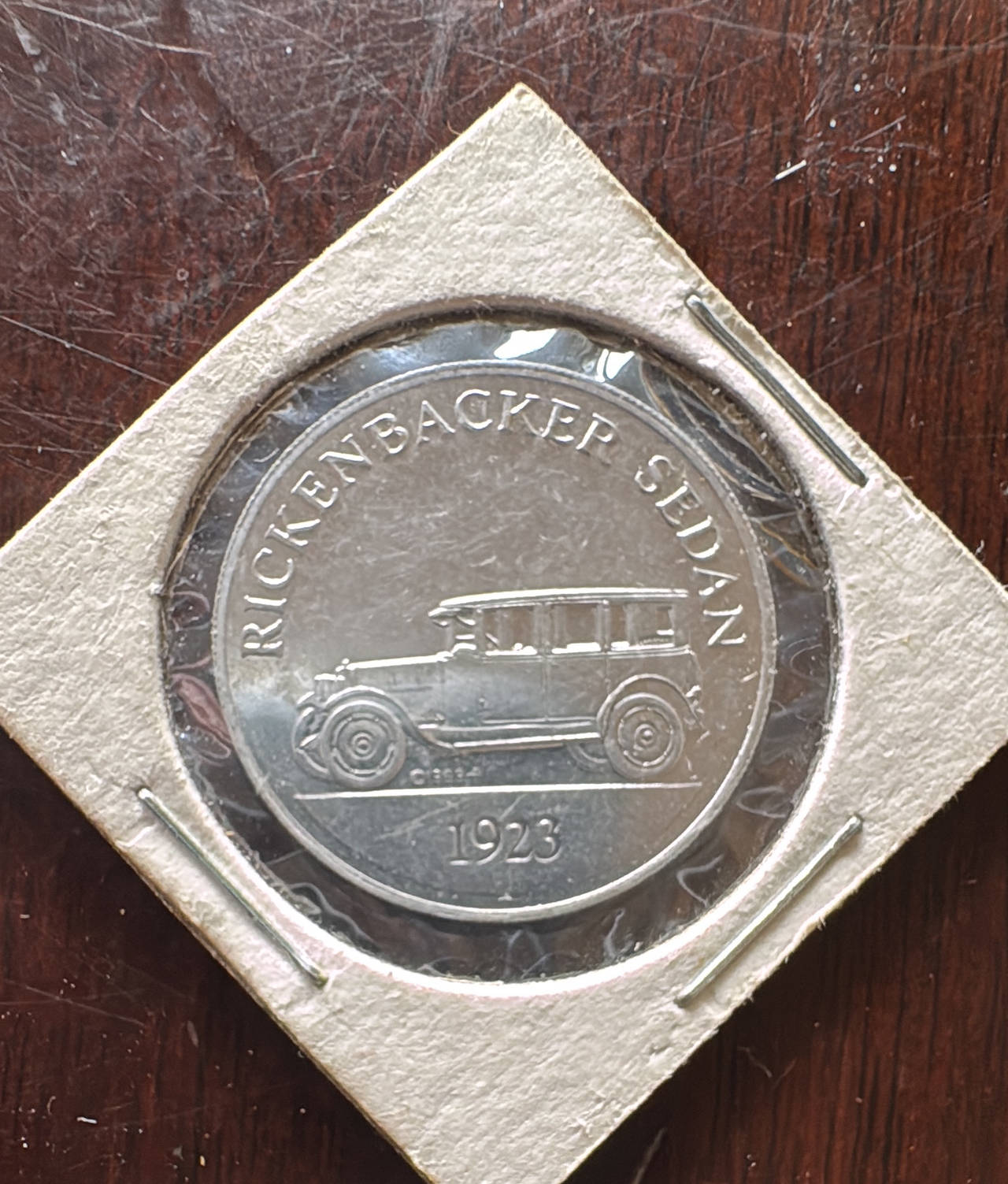 Sunoco Antique Car Coin Series 2 1923 Rickenbacker Sedan Token