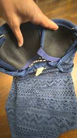 Lookbook Store Navy Lace One Piece Swimsuit size 4 - Image 5