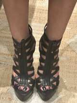 Gucci Leather Sandals - Image 2