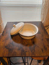 Lenox “For the Blue” Chinastone White 2.5 Quart Round Casserole - Image 1
