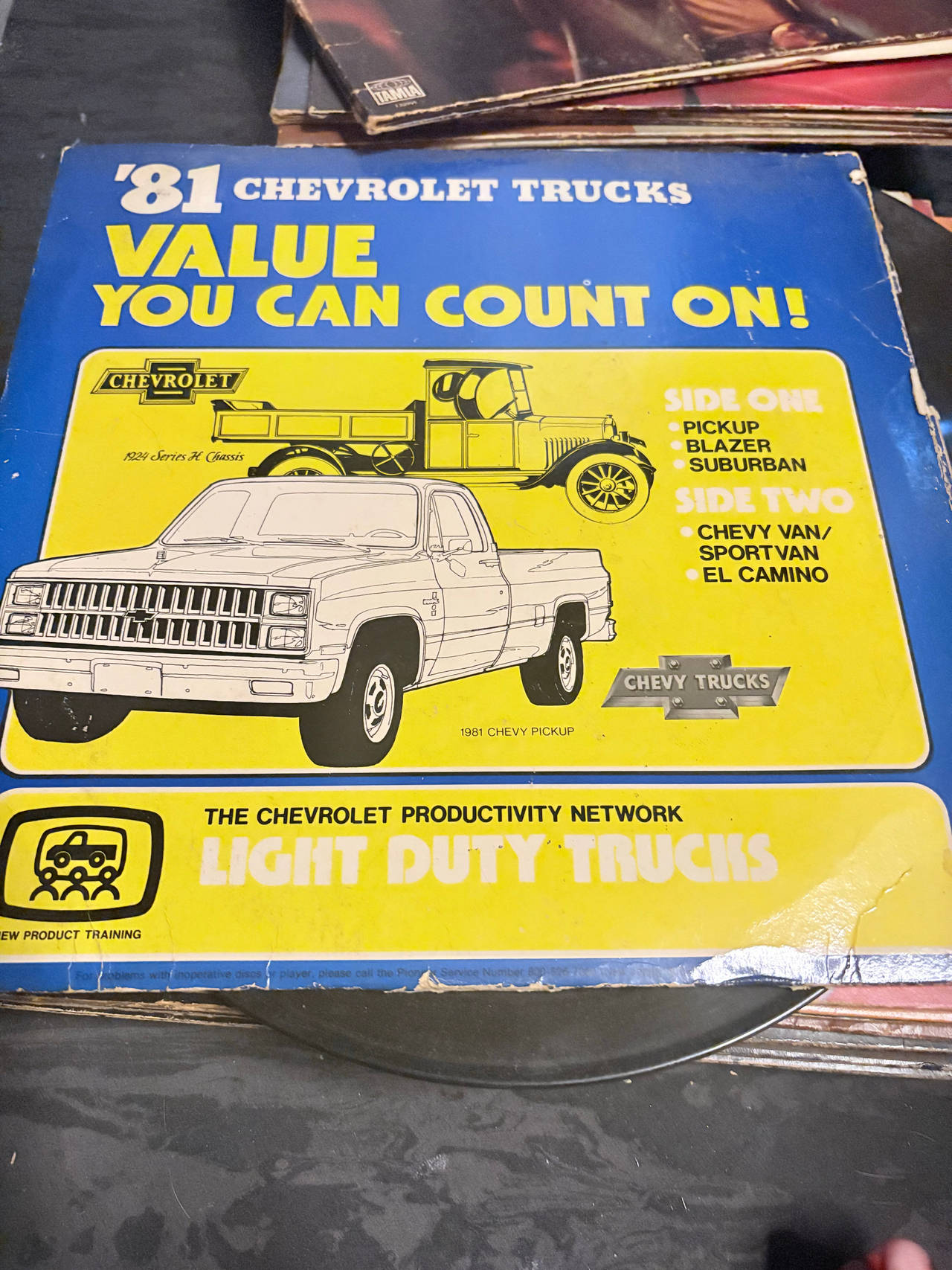 Original 1981 Chevrolet Trucks Light Duty Trucks Training Record