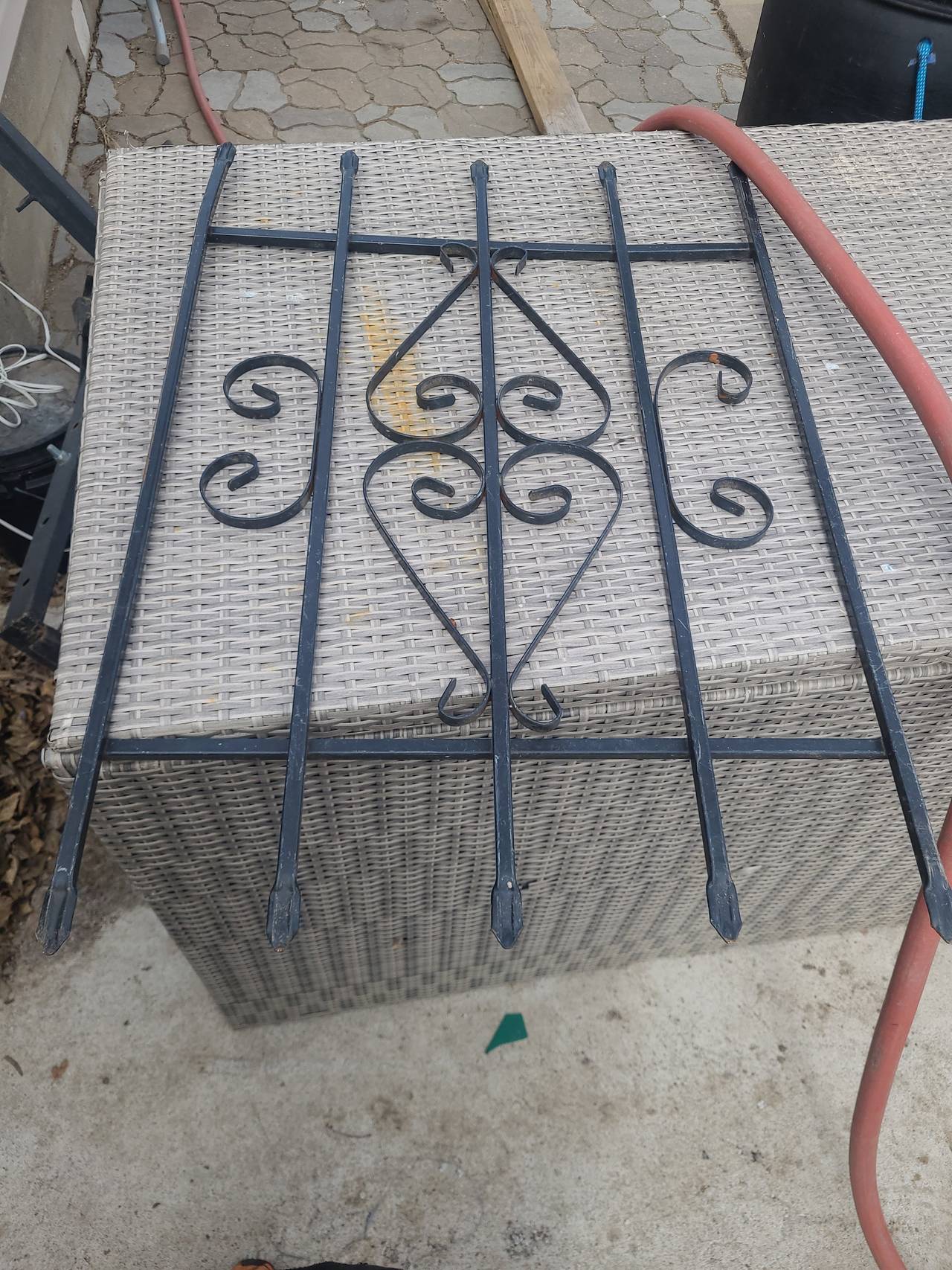 Wrought Iron Decorative Window Guard Panel