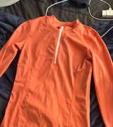 Women's Long Sleeve Quarter Zip Rash Guard - Image 1