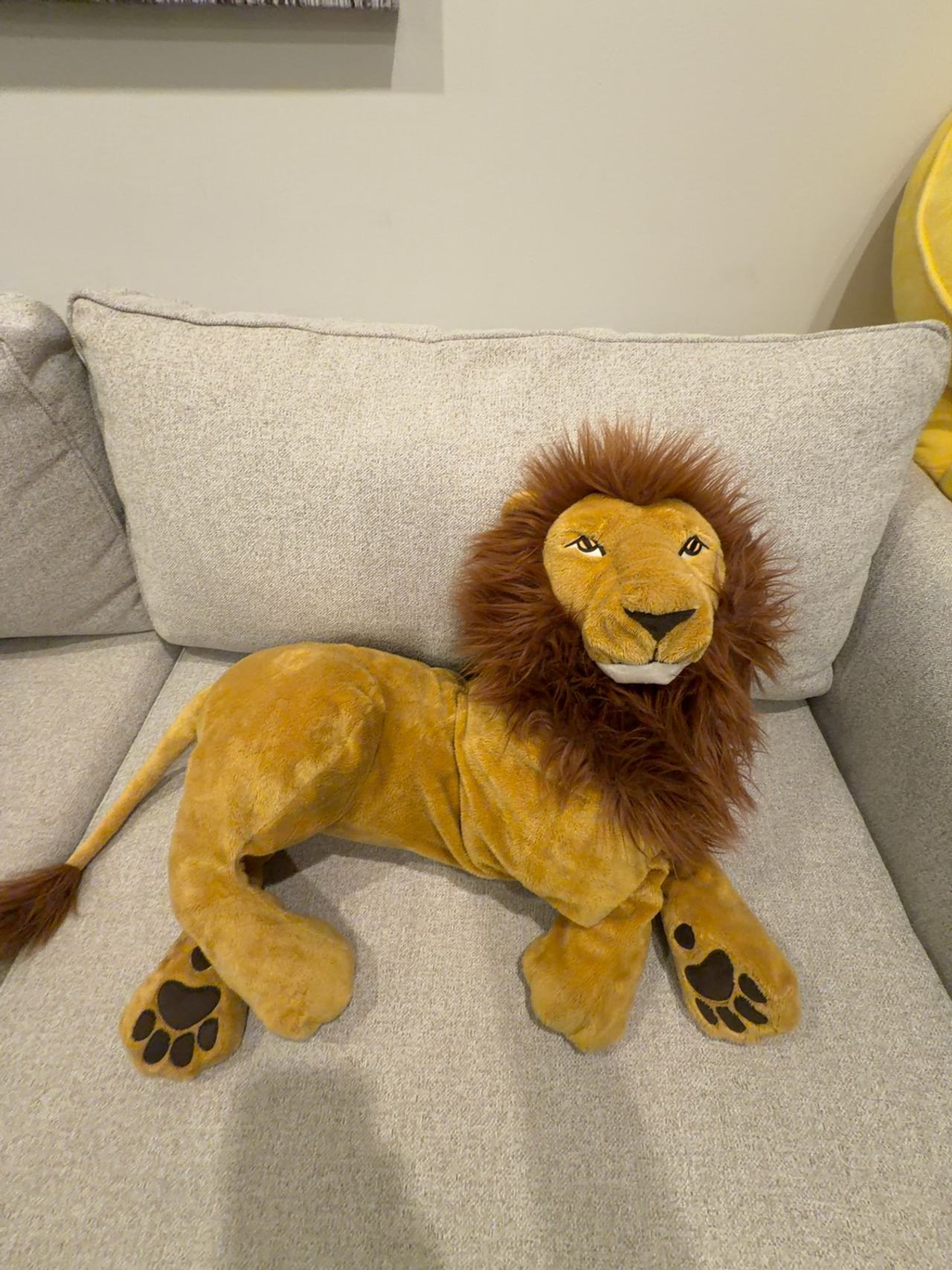 IKEA Djungelskog Lion Plush Toy Huge Stuffed Animal 