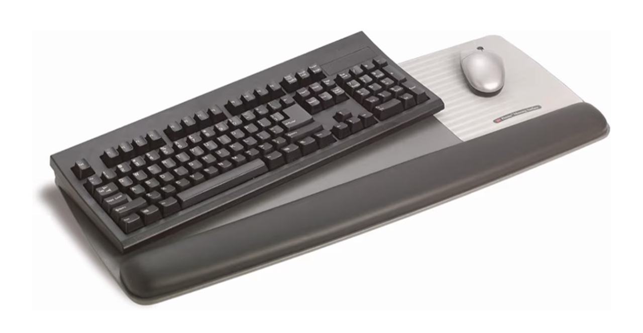 3M Gel Wrist Rest for Keyboard and Mouse with Tilt-Adjustable Platform